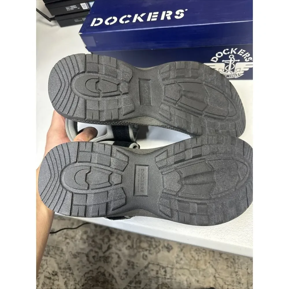Dockers Zander Black Hook & Loop Hiking Sandals | Men’s Size 13 US | New
